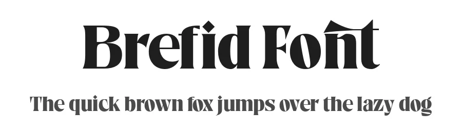 Brefid Font by gianstudio12 — Serif Font