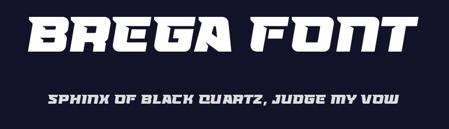 Brega Font by Vroz Studio — Display Font — thumbnail 2