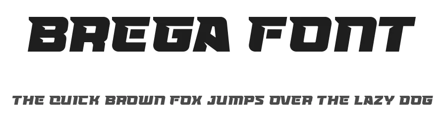 Brega Font by Vroz Studio — Display Font