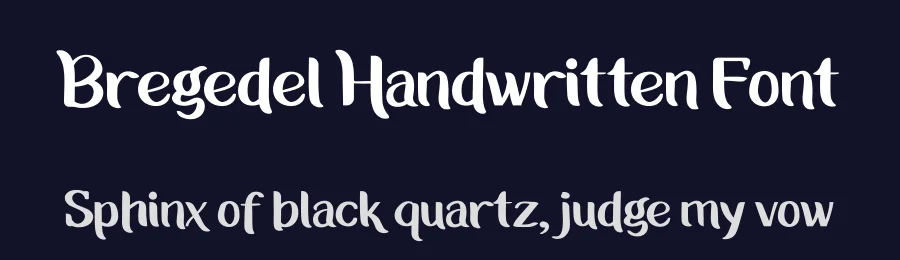 Bregedel Handwritten Font by twinletter — Script Handwritten Font — thumbnail 2