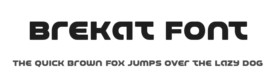 Brekat Font by Drizy — Sans Serif Font