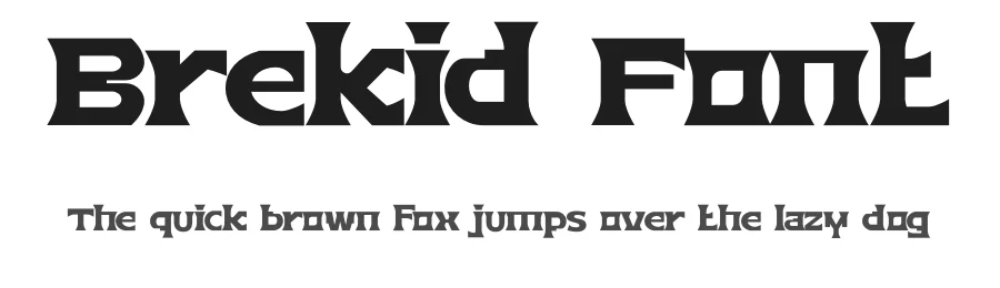 Brekid Font by erifqizefont — Display Font