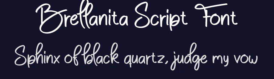 Brellanita Script Font by creativeletter — Script Handwritten Font — thumbnail 2