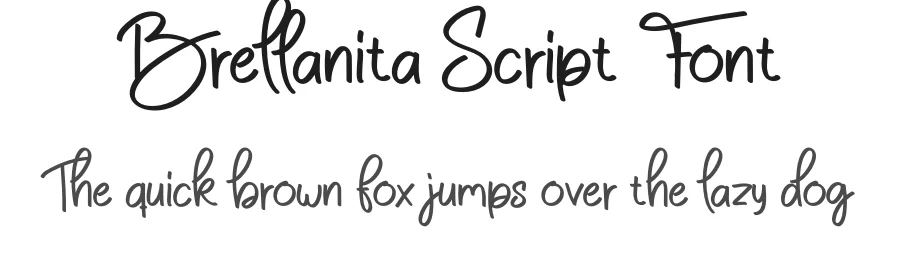 Brellanita Script Font by creativeletter — Script Handwritten Font