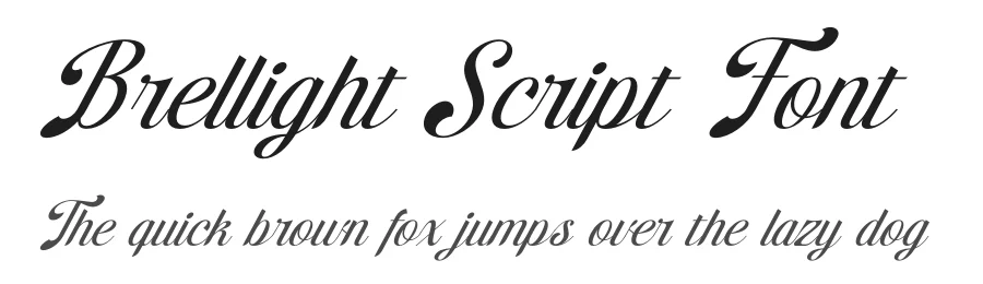 Brellight Script Font by timelesstype.co — Display Font