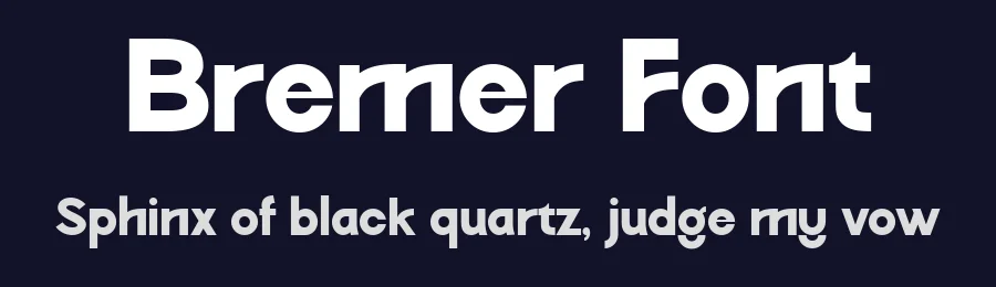 Bremer Font by Pekotype — Display Font — thumbnail 2