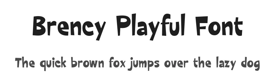 Brency Playful Font by Letterhend Studio — Display Font