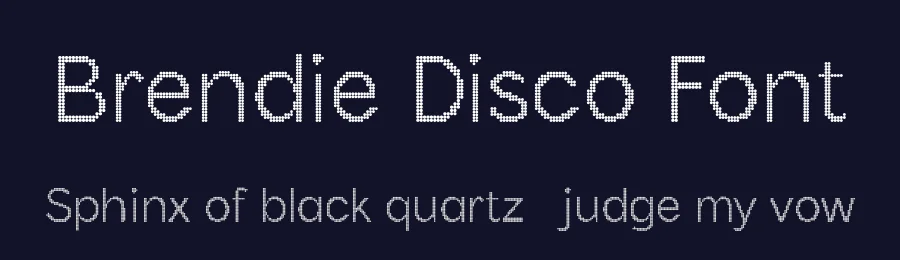 Brendie Disco Font by craftsupplyco — Display Font — thumbnail 2