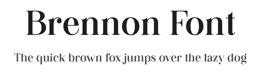 Brennon Font by Vampstudio — Serif Font