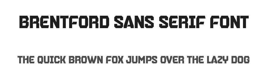 Brentford Sans Serif Font by Trequartista Studio β Sans Serif Font