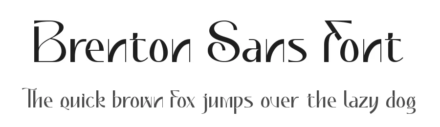 Brenton Sans Font by MaxWyner Shop β Sans Serif Font