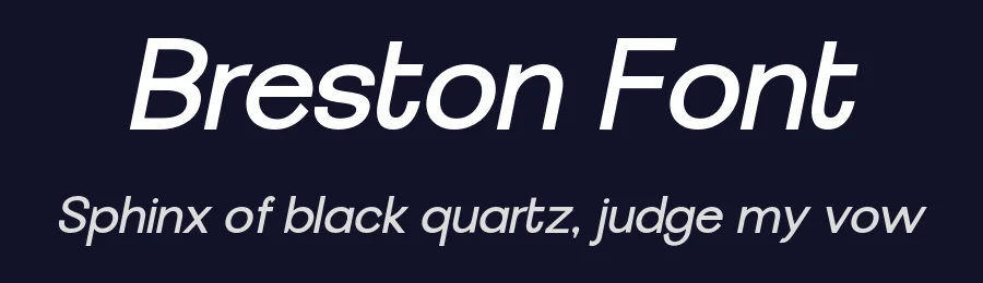 Breston Font by Gian Studio — Sans Serif Font — thumbnail 2
