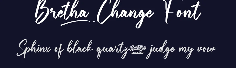 Bretha Change Font by noahtype — Script Handwritten Font — thumbnail 2