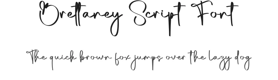 Brettaney Script Font by creativeletter — Script Handwritten Font