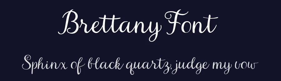 Brettany Font by metafontsy — Script Handwritten Font — thumbnail 2