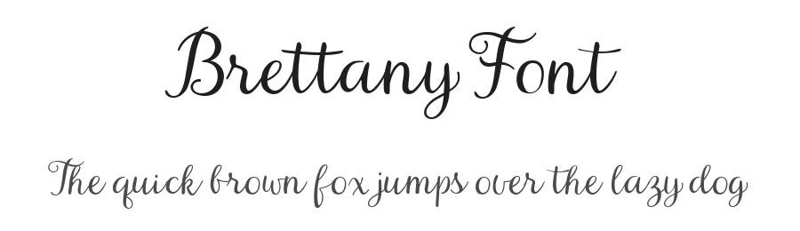 Brettany Font by metafontsy — Script Handwritten Font
