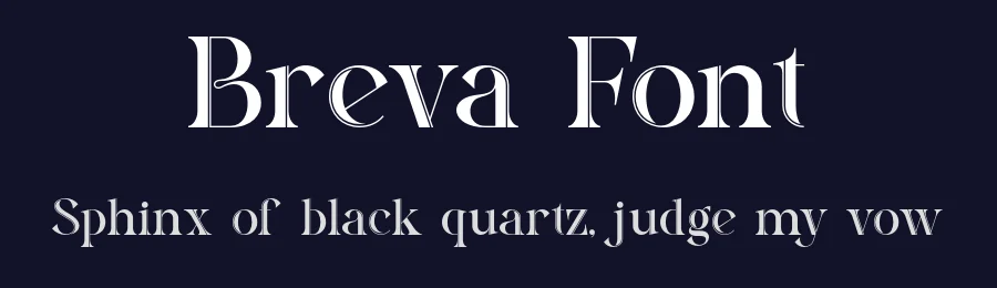 Breva Font by ErmediaStudio — Serif Font — thumbnail 2