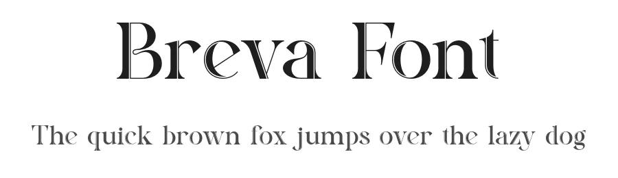 Breva Font by ErmediaStudio — Serif Font