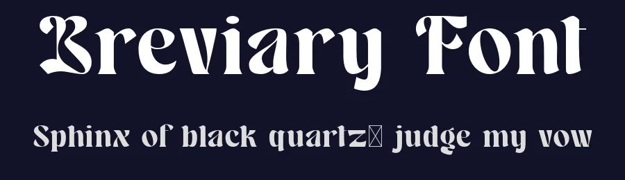 Breviary Font by Hey Fonts — Display Font — thumbnail 2