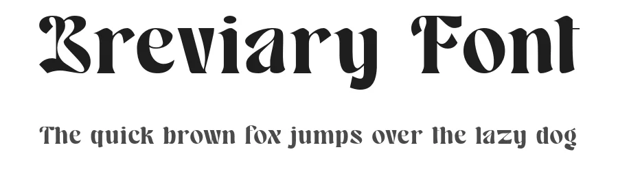 Breviary Font by Hey Fonts — Display Font