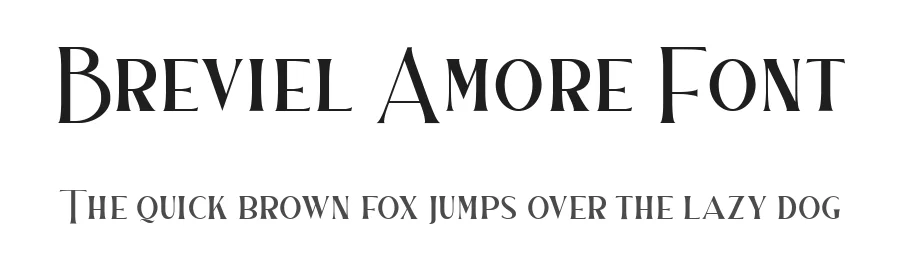 Breviel Amore Font by metafontsy — Display Font