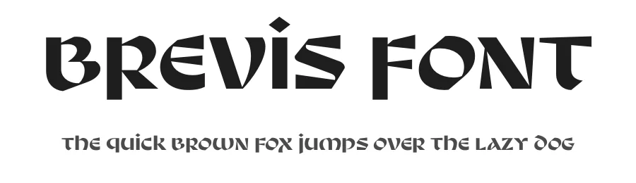 Brevis Font by Fontfabric Type Foundry — Display Font