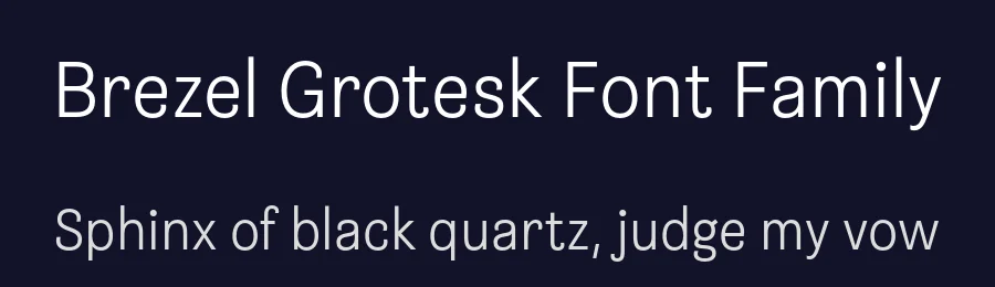Brezel Grotesk Font Family by Serpentype — Decorative Font — thumbnail 2
