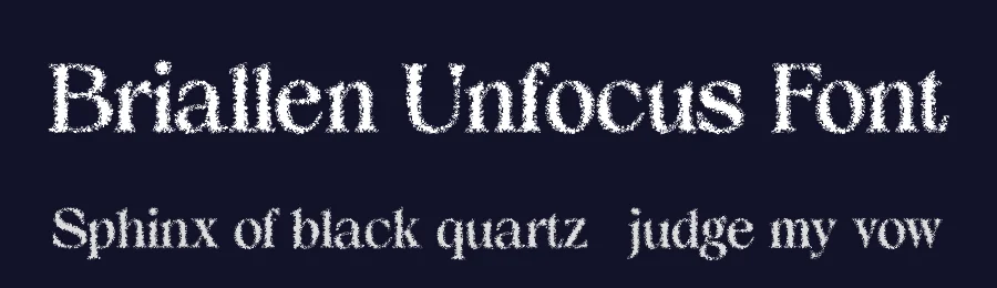 Briallen Unfocus Font by craftsupplyco — Display Font — thumbnail 2