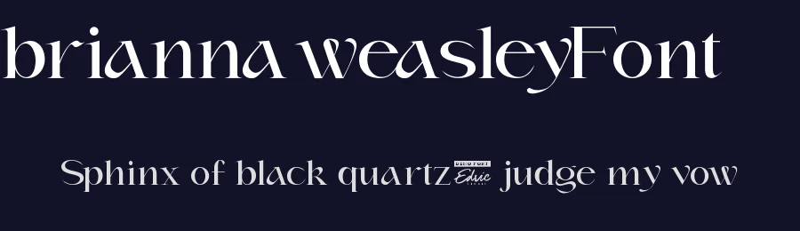 Brianna Weasley Font by edricstudio — Display Font — thumbnail 2