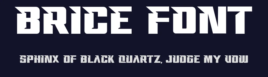 Brice Font by Vroz Studio — Display Font — thumbnail 2