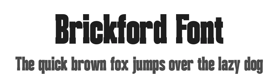 Brickford Font by Ardyanatypes — Slab Serif Font