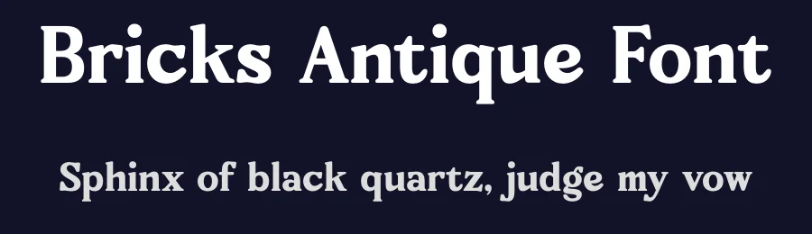 Bricks Antique Font by letterenastudios — Serif Font — thumbnail 2
