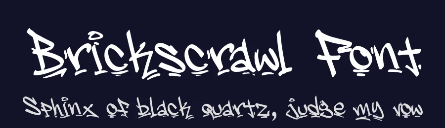 Brickscrawl Font by letterhanna — Display Font — thumbnail 2