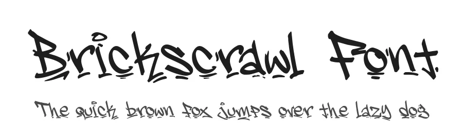 Brickscrawl Font by letterhanna — Display Font