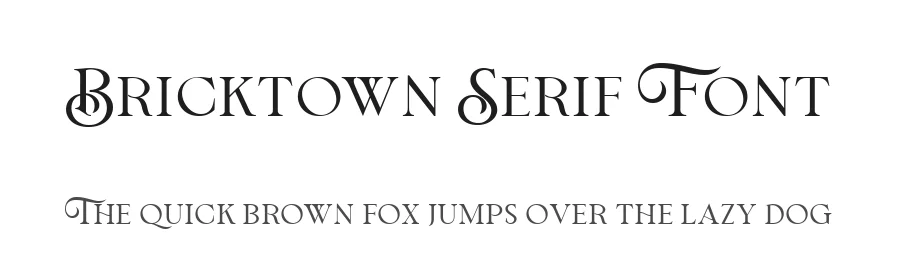 Bricktown Serif Font by fontkong — Serif Font