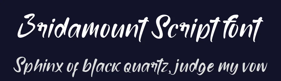Bridamount Script Font by GlyphStyle — Script Handwritten Font — thumbnail 2