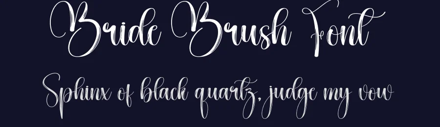 Bride Brush Font by creativeletter — Script Handwritten Font — thumbnail 2