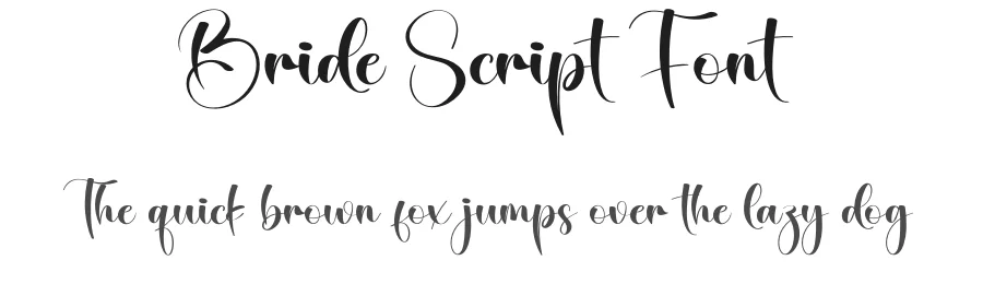 Bride Script Font by creativeletter — Script Handwritten Font