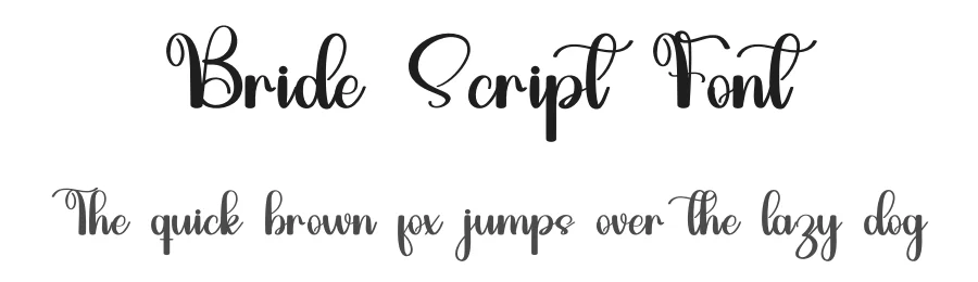Bride Script Font by inermediaSTUDIO — Script Handwritten Font