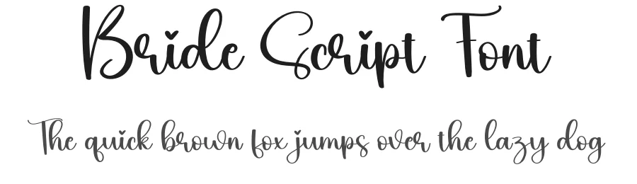 Bride Script Font by creativeletter — Script Handwritten Font