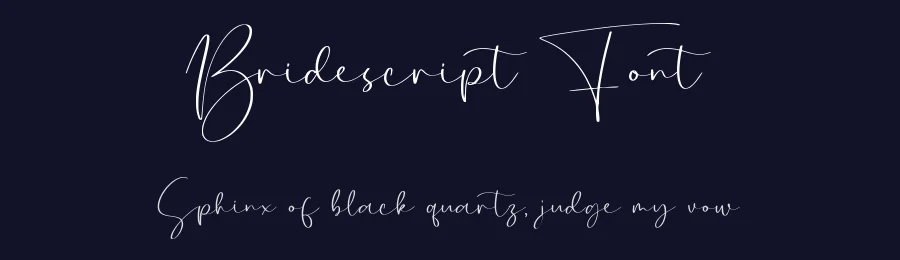 Bridescript Font by qwrtype — Script Handwritten Font — thumbnail 2