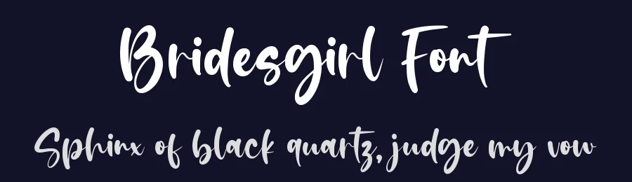 Bridesgirl Font by qwrtype — Script Handwritten Font — thumbnail 2