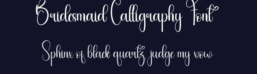 Bridesmaid Calligraphy Font by andikastudio — Script Handwritten Font — thumbnail 2