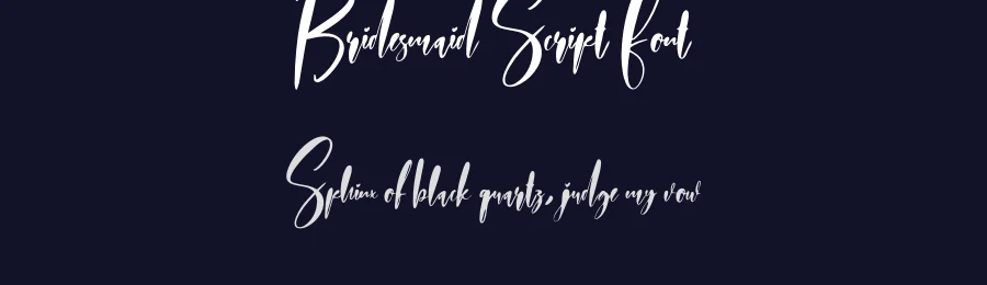 Bridesmaid Script Font by creativeletter — Script Handwritten Font — thumbnail 2