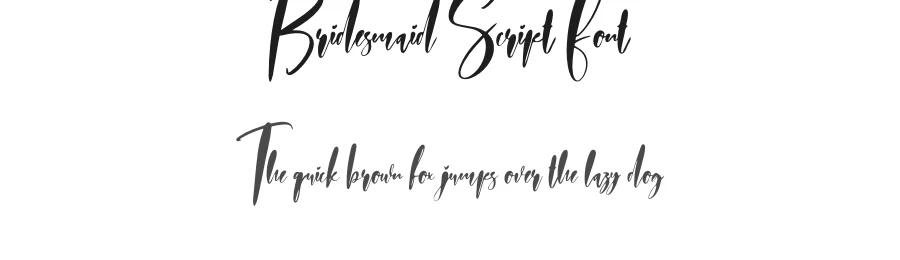 Bridesmaid Script Font by creativeletter — Script Handwritten Font