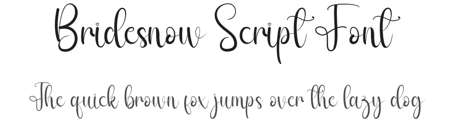 Bridesnow Script Font by andikastudio — Script Handwritten Font