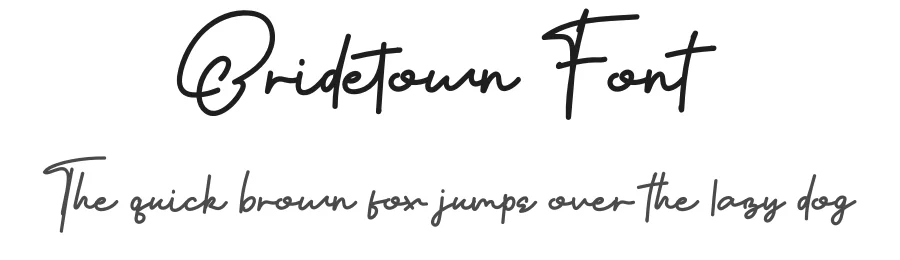 Bridetown Font by YanStudio — Script Handwritten Font
