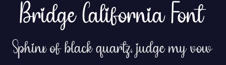 Bridge California Font by CREATIVE STUDIO — Script Handwritten Font — thumbnail 2