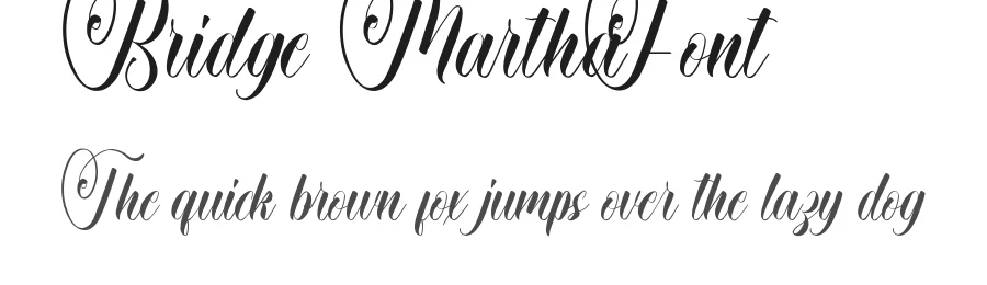 Bridge Martha Font by nihstudio — Script Handwritten Font