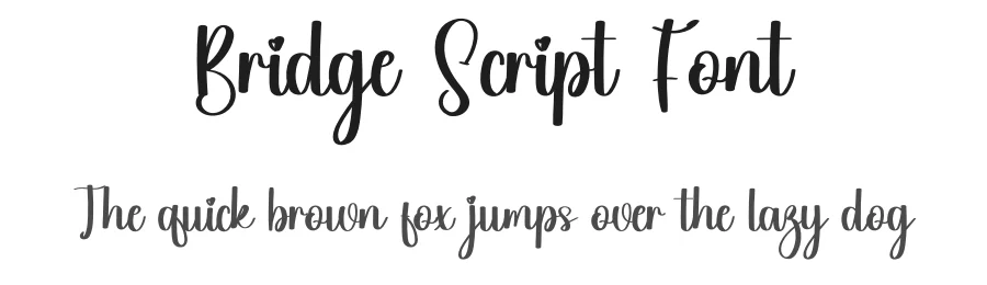 Bridge Script Font by inermediaSTUDIO — Script Handwritten Font